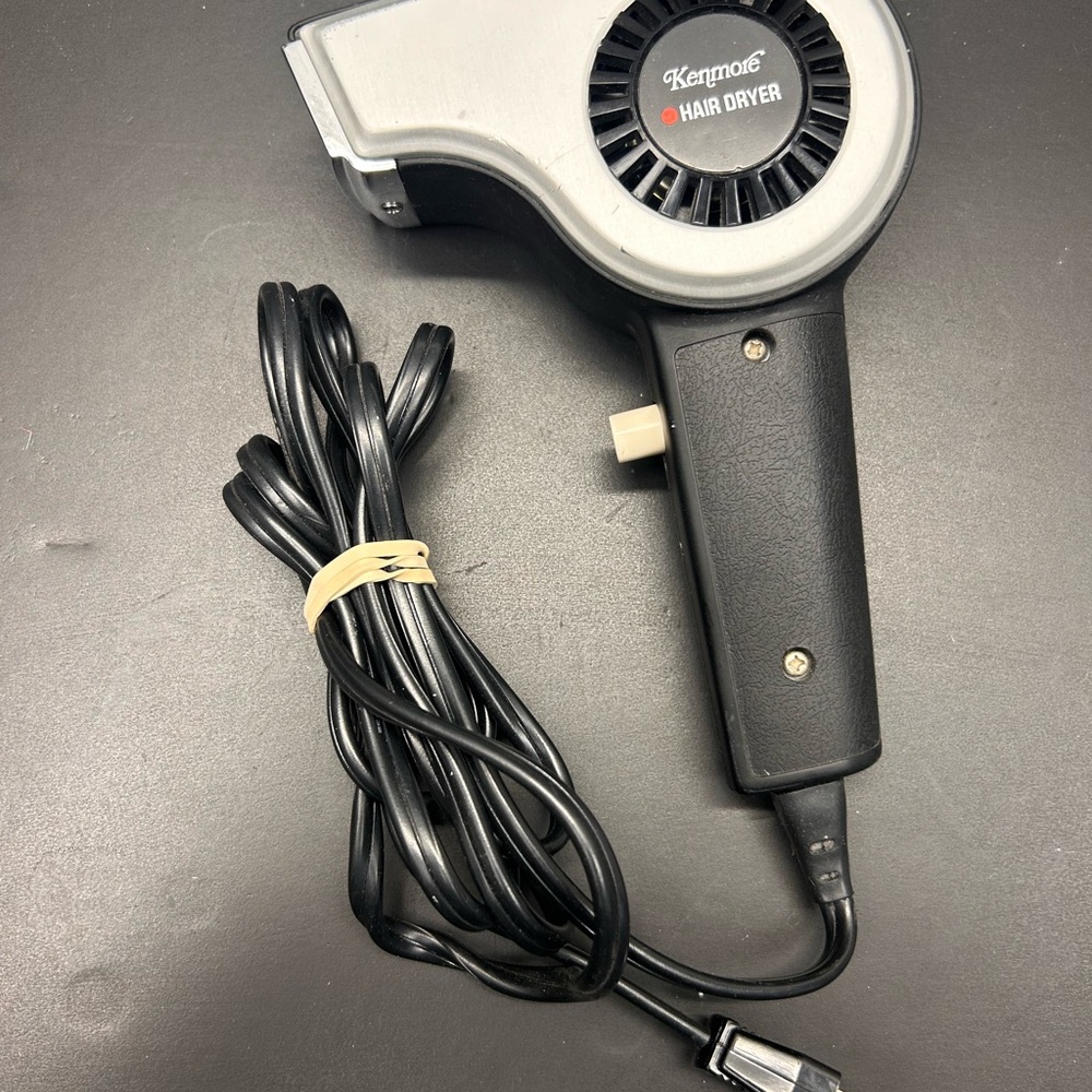 Vintage Travel Hair Dryer Kenmore Classic Elegant Model LR-29899